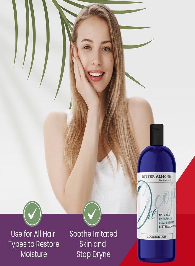 cocojojo Pure Bitter Almond 32 oz 1 Quart Oil Unrefined Cold Pressed Extra Virgin All Natural Perfect for Hair Face Skin Nails - Image 5