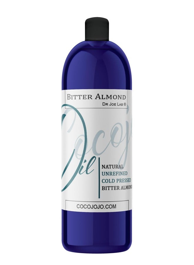 cocojojo Pure Bitter Almond 32 oz 1 Quart Oil Unrefined Cold Pressed Extra Virgin All Natural Perfect for Hair Face Skin Nails - Image 1