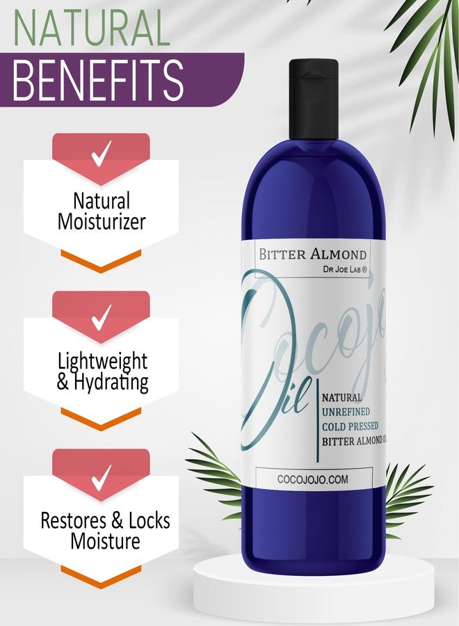 cocojojo Pure Bitter Almond 32 oz 1 Quart Oil Unrefined Cold Pressed Extra Virgin All Natural Perfect for Hair Face Skin Nails - Image 4