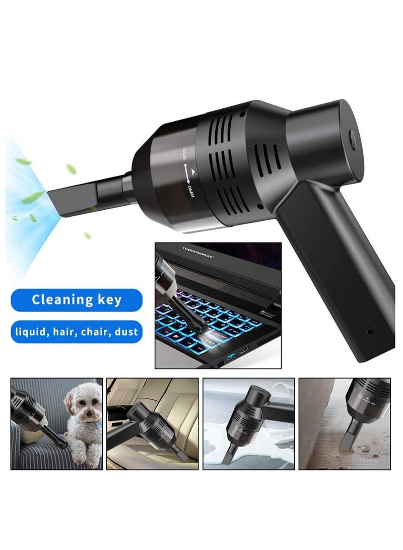 Keyboard Cleaner - Electric Air Duster Blower for PC, Laptop, Console, Electronics and Home Cleaning, Environmental Alternative to Spray air can Duster Keyboard Cleaner  - Image 2