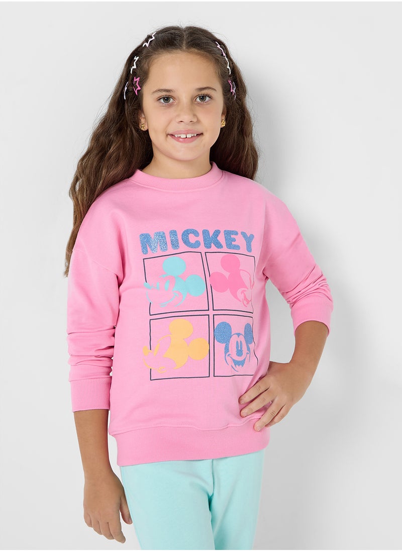 Disney Mickey & Friends Graphic Sweat Shirt  - Image 1