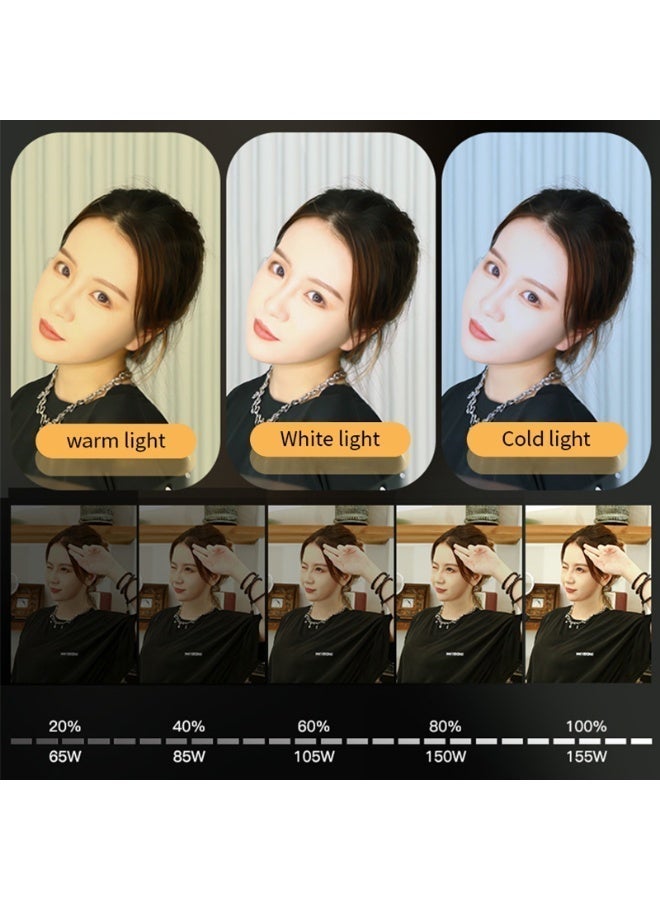 Glanfen Professional Photography Lighting Kit with 85W 3 Colors Remote LED Bulbs,SoftBoxes and Stand for Video Recording, Portraits Shooting - Image 3