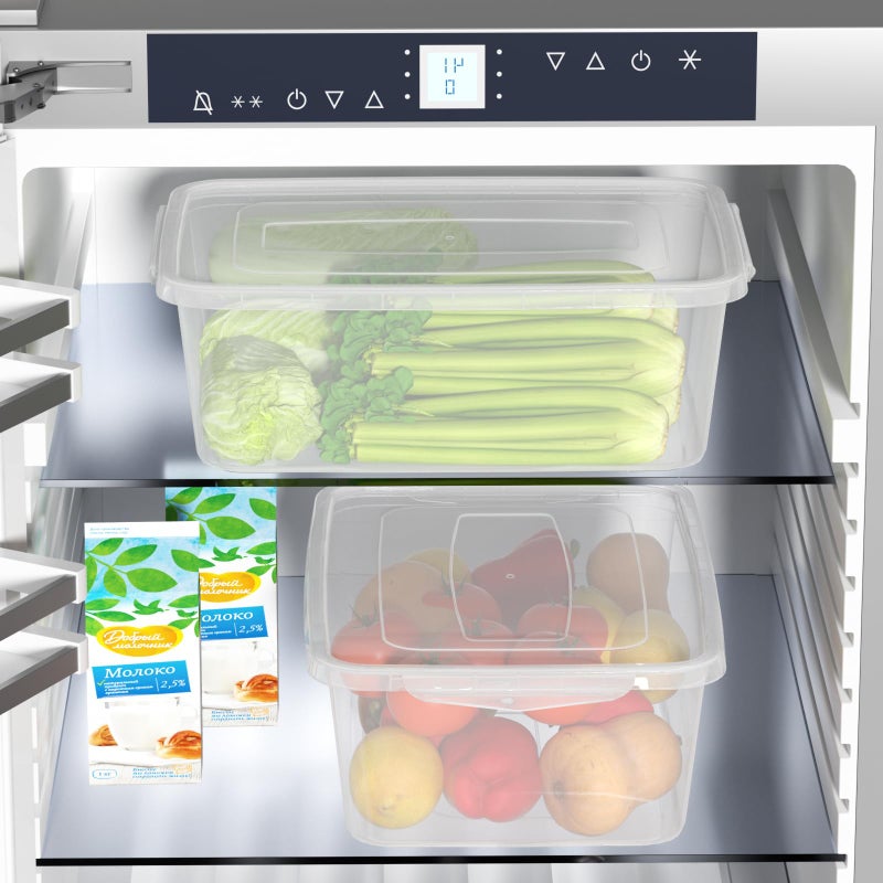 Quickquick 14 Quart Clear Plastic Storage Bin, Plastic Latching Containers with Lids, 4 Packs - Image 5