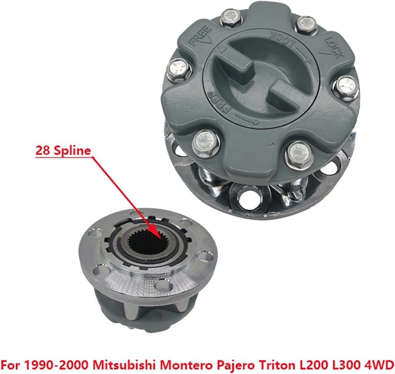 Wivplex Free Wheel Locking Hub for Mitsubishi Pajero Triton L200 - Image 2