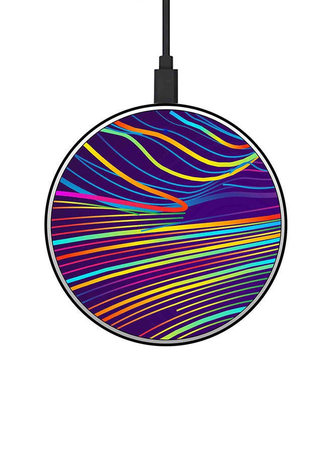 NIBEMINENT 15W Fast Ultra Slim Wireless Charger Multicolour - Image 1