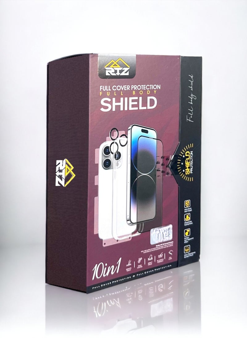 RTZ The new integrated protection package compatible with iPhone 15 Pro Max (10in1) - Image 1