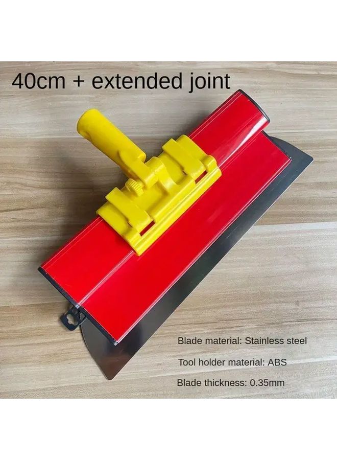 Heavy Duty Metal Trowel Scraper Tool With Ergonomic Handle 1pc Scraper Rack 31 5inch 2pcs Stainless Steel Blades - Image 5