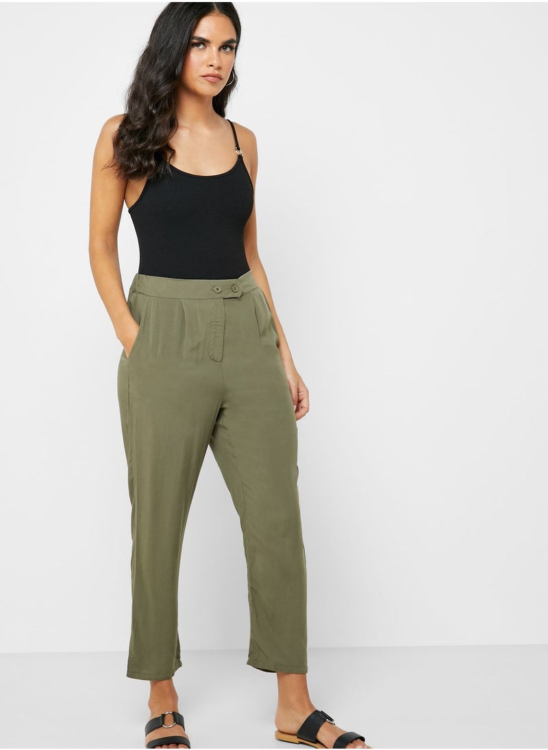 Cotton On Button Detail Tapered Pants  - Image 1