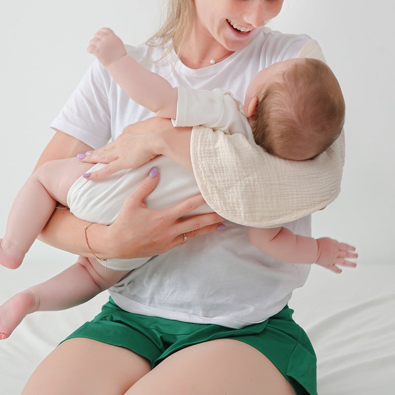 Baby Burp Towel Anti-Spitting Milk Towel Newborn Shoulder Pad Sipper Baby Cotton Gauze 4 Layers Sweat-Absorbing Soft Towel - Image 4
