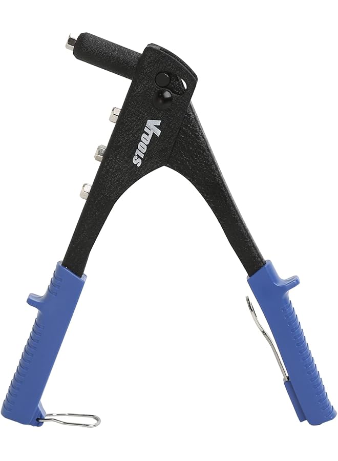 VTOOLS Professional Single Hand Manual Heavy Duty Rivet Gun With Compact Design, Blue, Vt2125 - Image 2