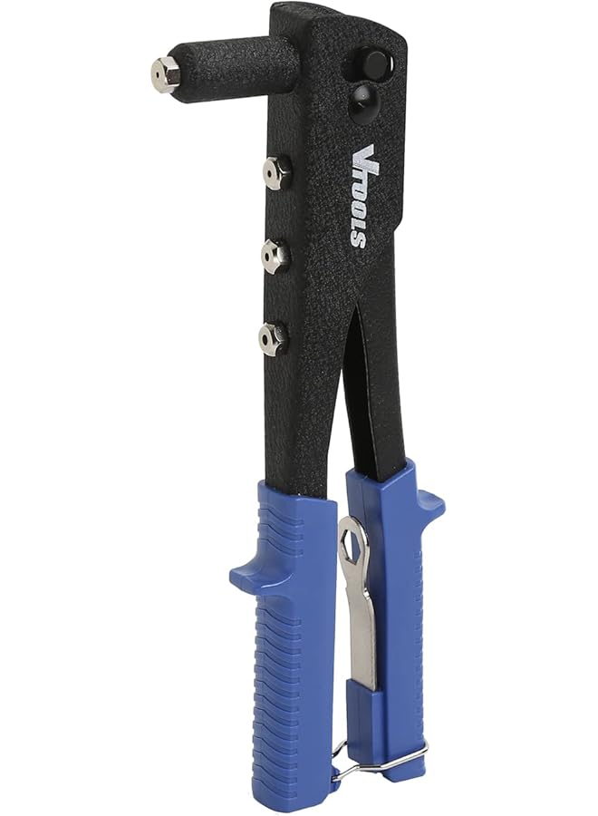 VTOOLS Professional Single Hand Manual Heavy Duty Rivet Gun With Compact Design, Blue, Vt2125 - Image 1