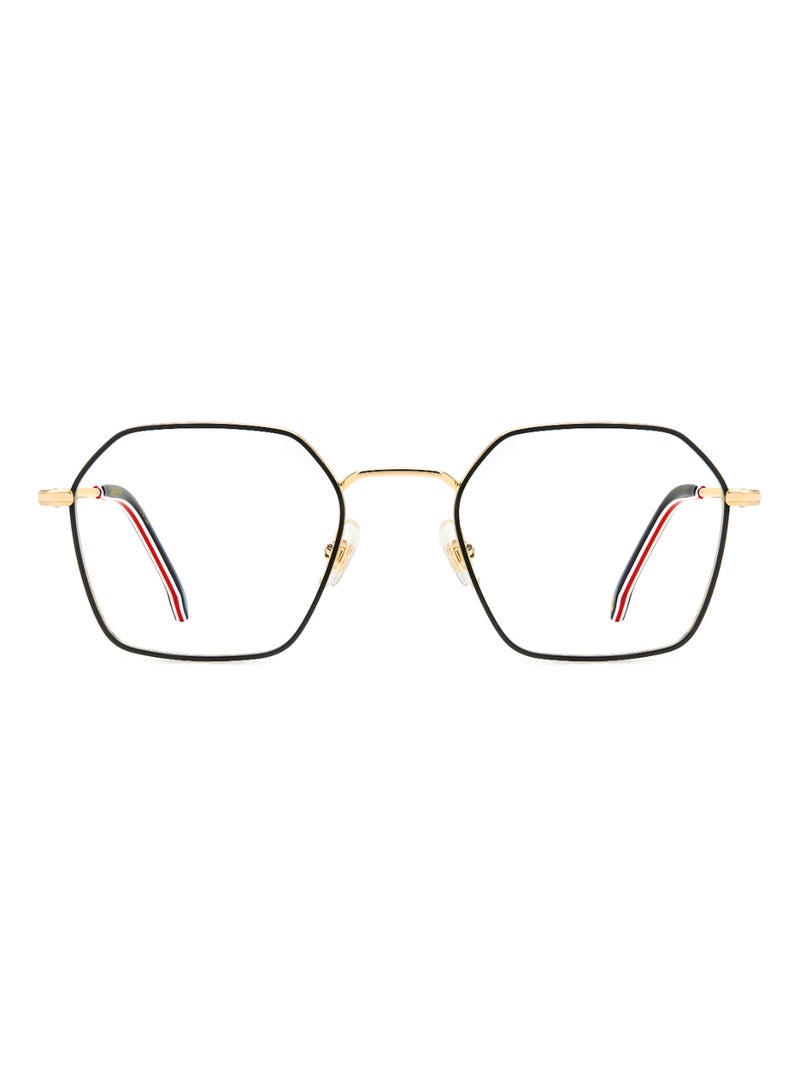 Carrera نظارة شمسية مستطيلة الشكل للرجال من CARRERA 335 43 - مقاس العدسة: 43 مم - أسود ذهبي B - Image 3