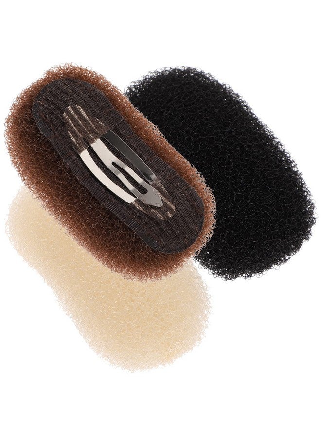 minkissy Inkissy Hair Volume Hair Bumps For Volume Insert 3 Pack Bump It Up Volume Hair Clips For Women Bump It Hair Accessory Hair Padding For Updos Do Beehive Hair Base Charming Hair Style Tool - Image 1