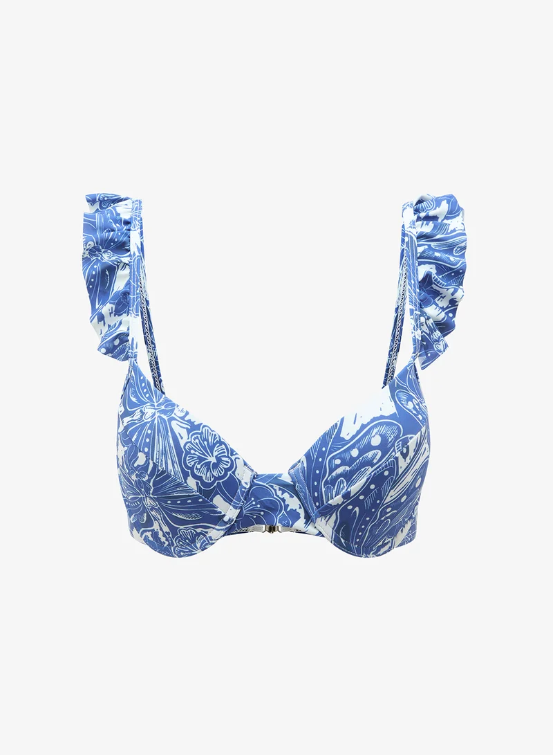 Ella Monochrome Printed Bikini Set