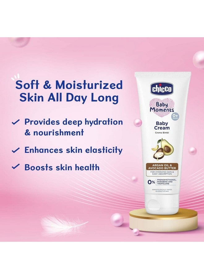 شيكو كريم بيبي مومنتس للأطفال بزيت الأرجان وزبدة الأفوكادو، 100 جرام | مكونات طبيعية لبشرة رطبة | تم اختباره من قبل أطباء الجلدية | خالٍ من الفينوكسي إيثانول والبارابين وكبريتات اللوريل - Image 2