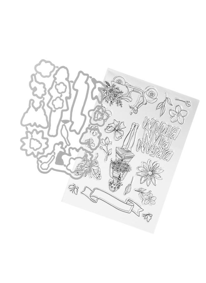 Thoraya - Transparent Stamp Rubber TPR Cutting Die DIY Album Journal Decoration Craft Accessories - Image 1