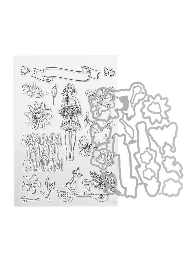 Thoraya - Transparent Stamp Rubber TPR Cutting Die DIY Album Journal Decoration Craft Accessories - Image 1