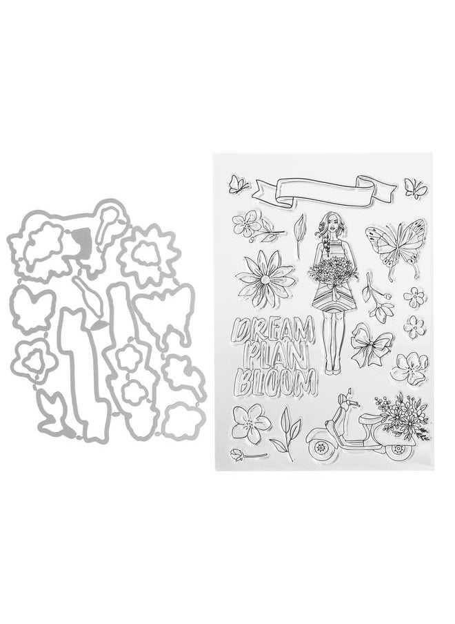 Thoraya - Transparent Stamp Rubber TPR Cutting Die DIY Album Journal Decoration Craft Accessories - Image 1