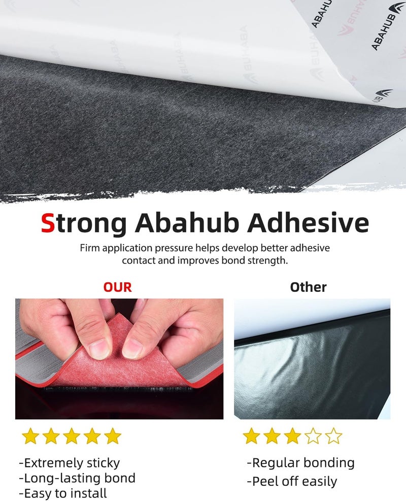 Abahub Self-Adhesive Boat Flooring | EVA Foam Marine Boat Decking, Faux Teak Trimmable Sheet, Non-Slip and Comfortable For Motor Pontoon Jon Boats RV - Image 2