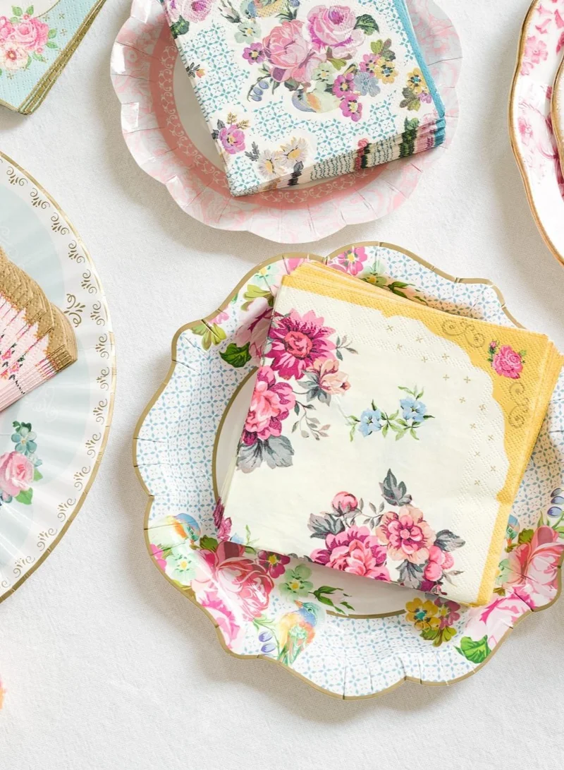 Talking Tables Flower Designed Table Napkin 20pcs