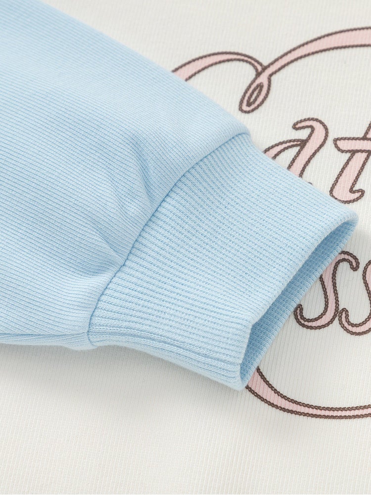 بالابالا سويت شيرت بطبعة للبنات - Image 4