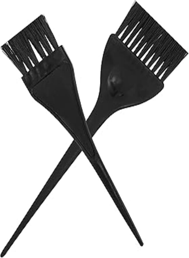 2 Pieces Hair Coloring Brush Hair Tinting Dye Tools Set for DIY Hair Coloring Salon Hair Dyeing