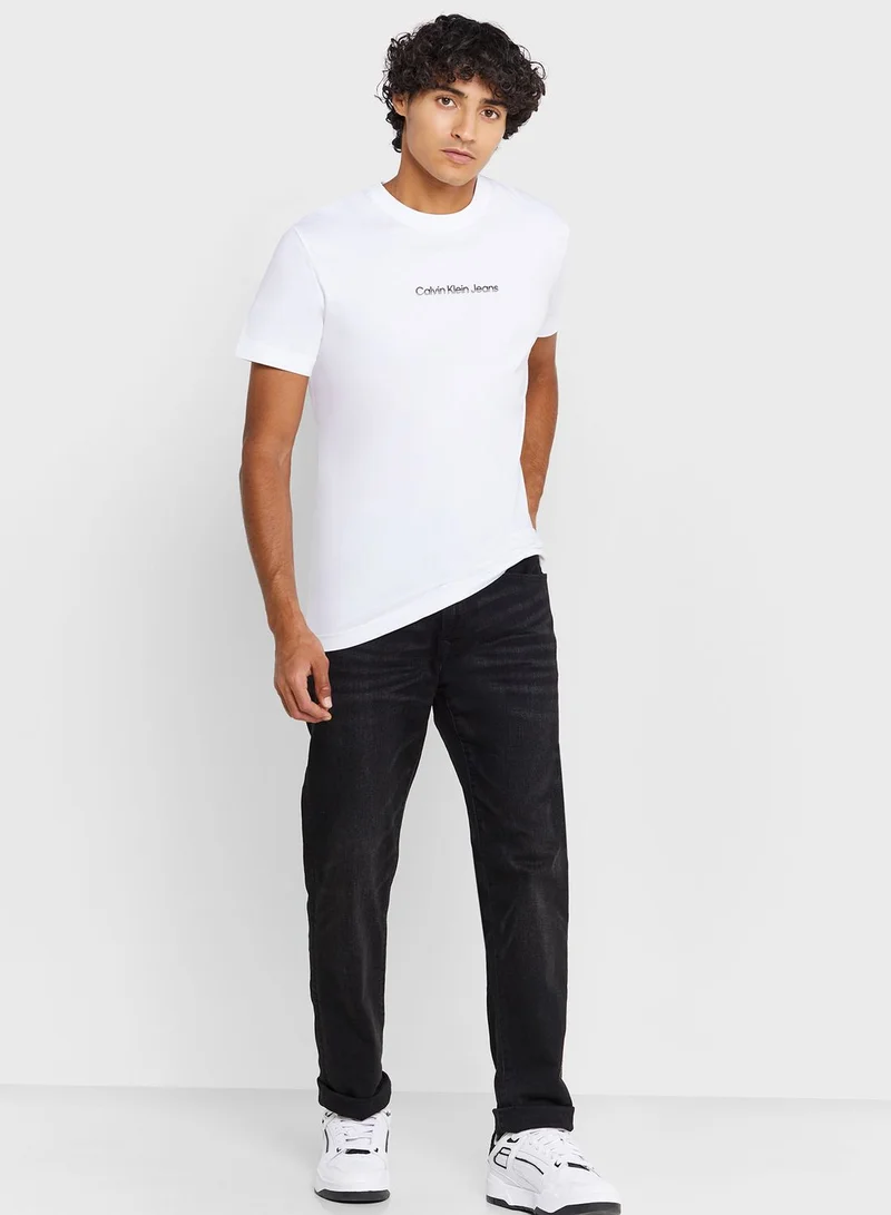 Calvin Klein Jeans Logo Crew Neck T-Shirt