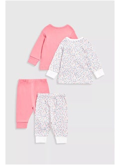 mothercare Ditsy Baby Pyjamas - 2 Pack  - Image 2