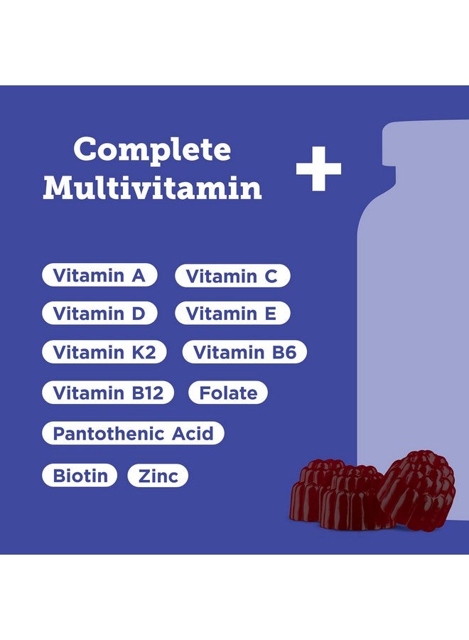 Hyland's Kids Multivitamin + Superfoods Boost, Sugar Free Natural Strawberry Flavored Gummies with Fruits & Veggies Blend, 60ct Bottle - Image 3