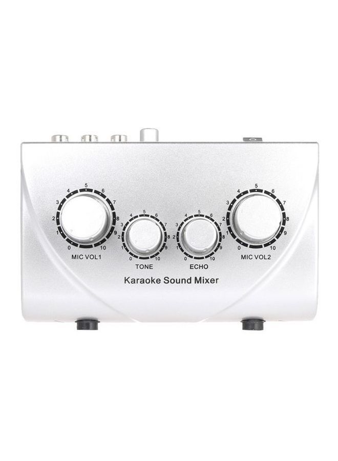 NIBEMINENT Karaoke Sound Mixer I1787-A Silver - Image 3