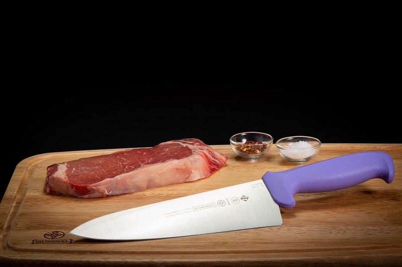 Mundial Cook's Chef Knife 8 in. with Purple Handle - Image 2