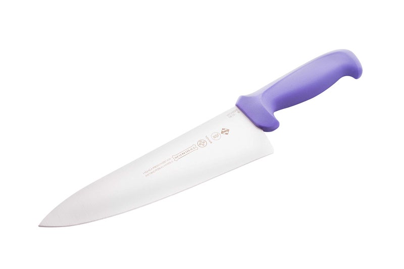Mundial Cook's Chef Knife 8 in. with Purple Handle - Image 1