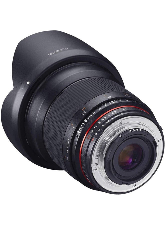Rokinon 16mm F/2.0 ED AS UMC CS Lens for Nikon F Mount Cameras  - Image 5