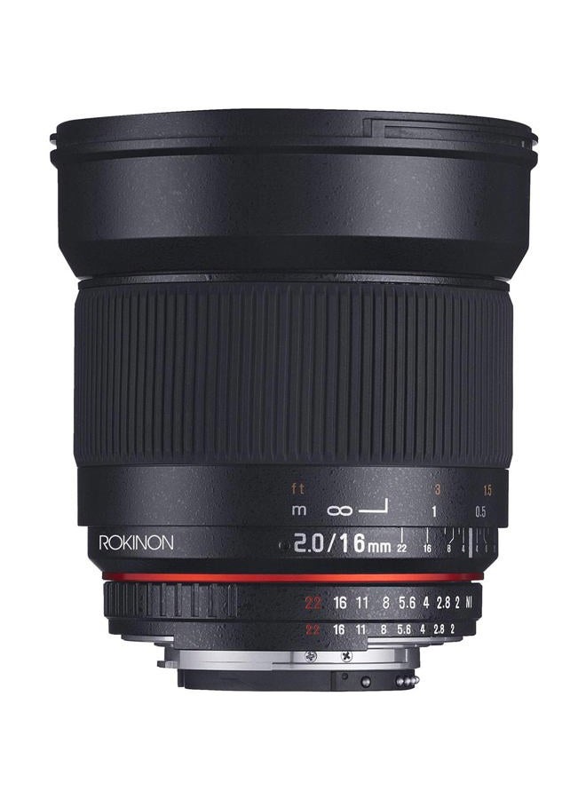 Rokinon 16mm F/2.0 ED AS UMC CS Lens for Nikon F Mount Cameras  - Image 4