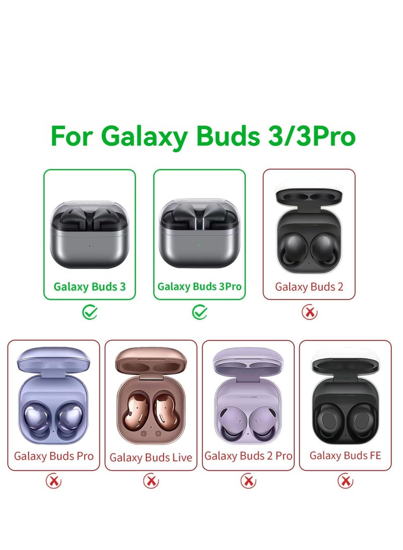 متوافق مع سامسونج غالاكسي Buds 3 / 3 برو الهاتف المحمول القضية مع سلاسل المفاتيح المحمولة لعبة تصميم الهاتف المحمول القضية دائم سيليكون القضية الواقية متوافق مع غالاكسي Buds 3 برو ( الوردي ) - Image 2