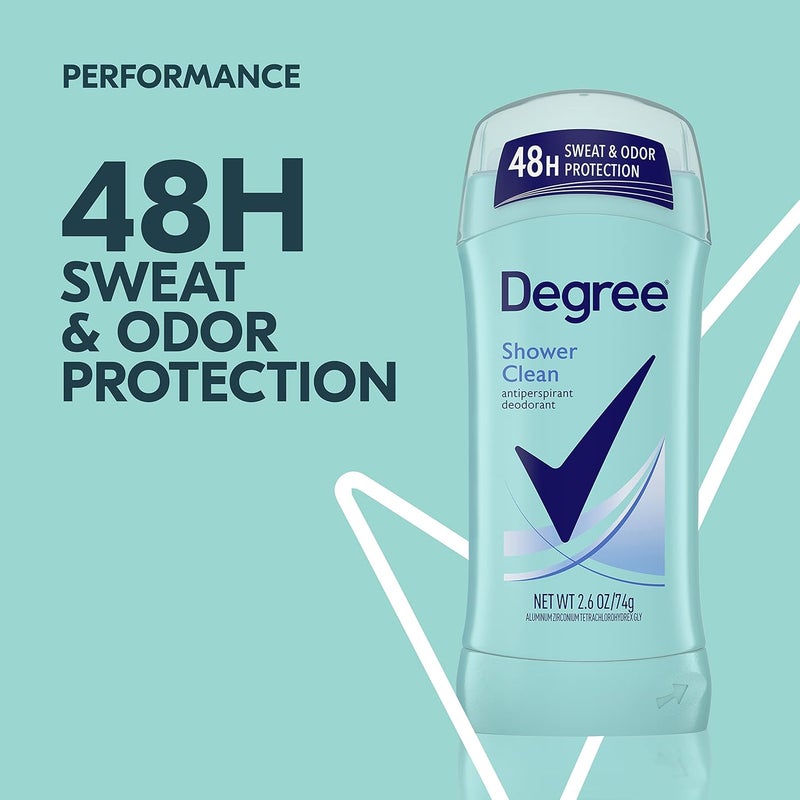 Degree Dry Protection Shower Clean Anti-Perspirant and Deodorant Stick for Women, 2.6 oz - Image 4