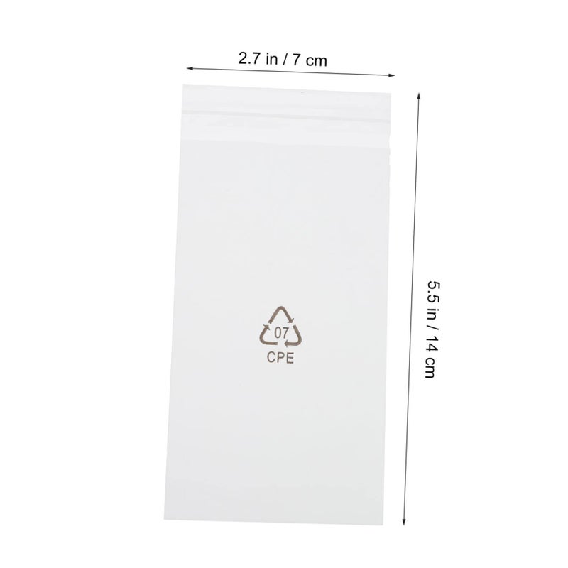 Frosted Plastic Phone Storage Bags 500 Pcs Semi Portable For Travel - Image 3