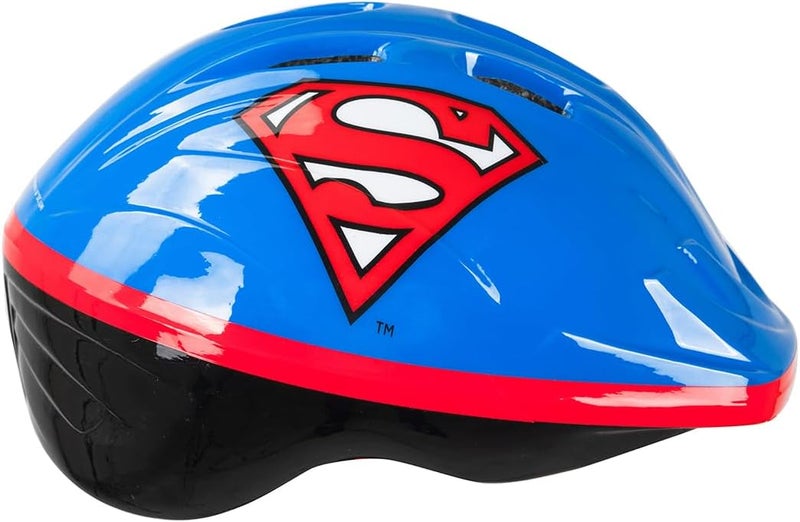 Spartan Superman Kids Helmet for Ages 3–6 | Medium Size 50–52cm | DC Superhero Bike, Skate, and Scooter Safety Gear | Lightweight Shell with Air Vents | Adjustable Chin Strap | SP-9141 - Image 2