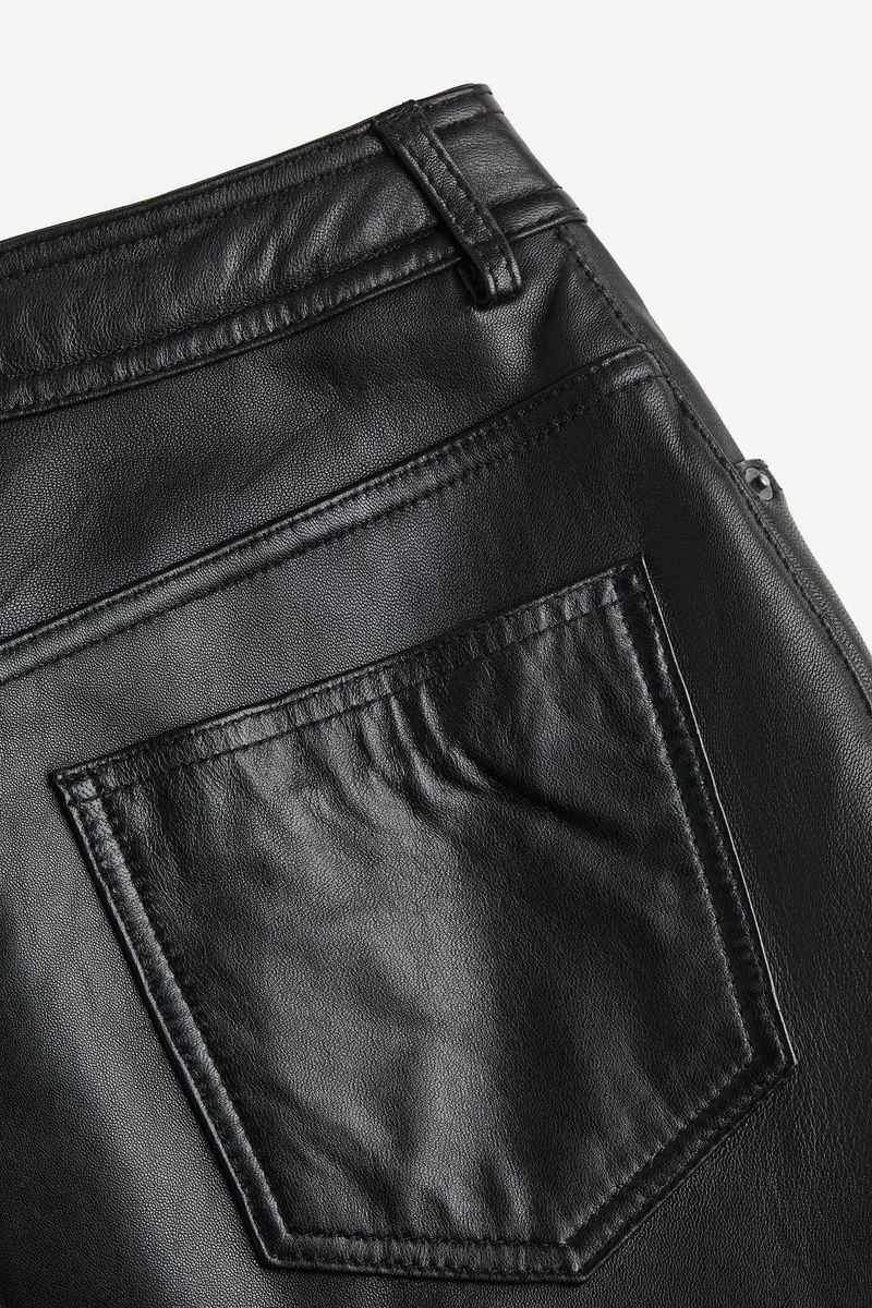 H&M Leather mini skirt