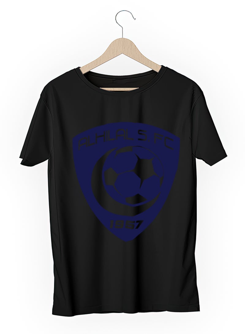 Fashion World Cotton T-shirt Printed with High-quality AlHilal Club