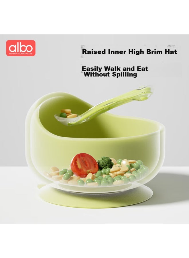 Albo Baby Food Bowl, Newborn Infant Suction Cup Bowl, Children's Tableware, Anti-fall, Heat-resistant, Portable Silicone Bowl, Cj360 - Image 4