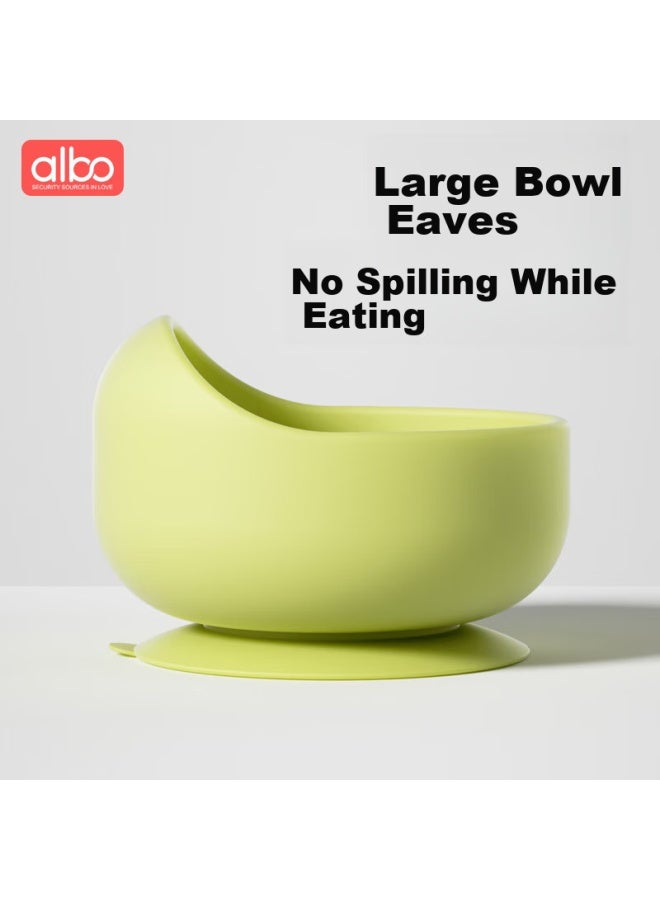 Albo Baby Food Bowl, Newborn Infant Suction Cup Bowl, Children's Tableware, Anti-fall, Heat-resistant, Portable Silicone Bowl, Cj360 - Image 1