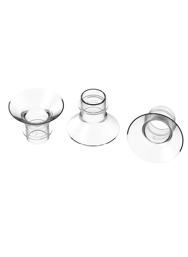 3PCS Breast Milk Pump Inserts Breast Converter Practical Breast Pump Replacement 17mm 19mm 21mm - Image 5
