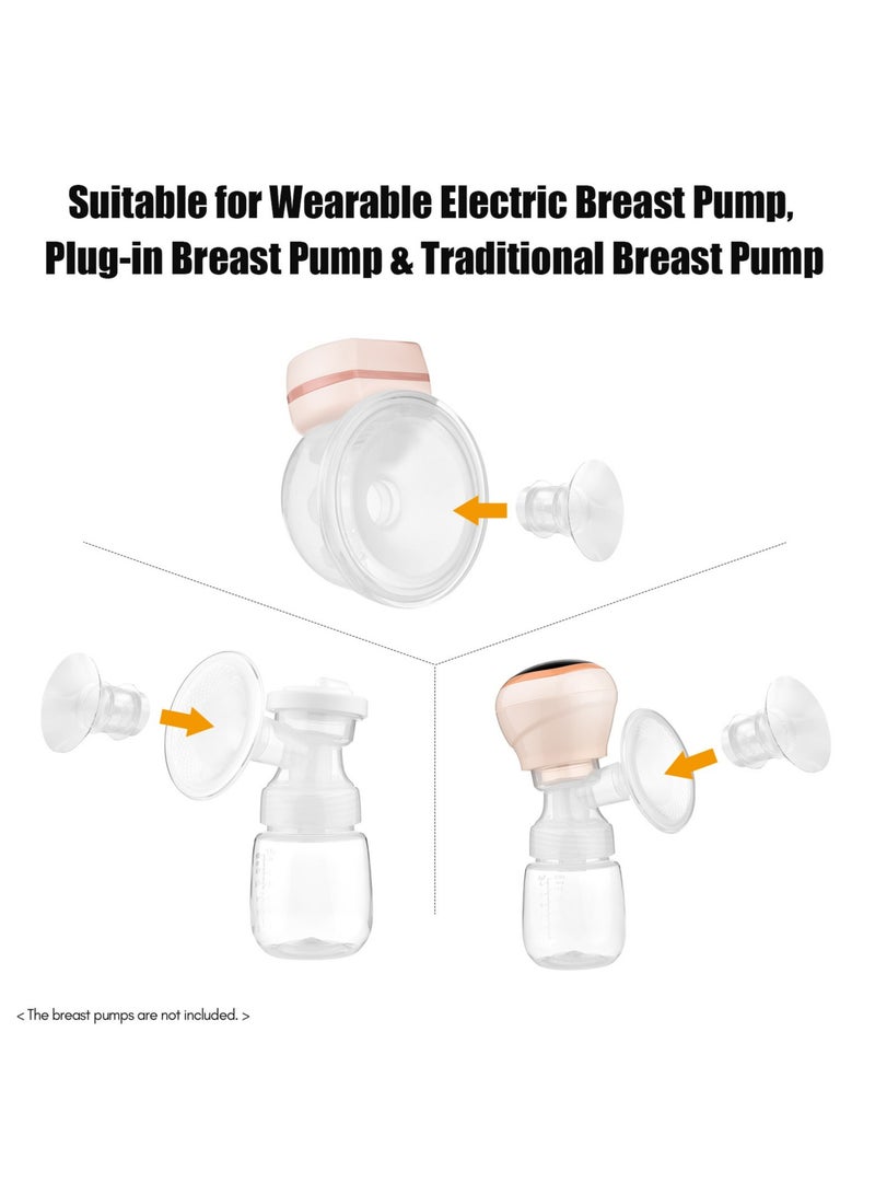 3PCS Breast Milk Pump Inserts Breast Converter Practical Breast Pump Replacement 17mm 19mm 21mm - Image 3