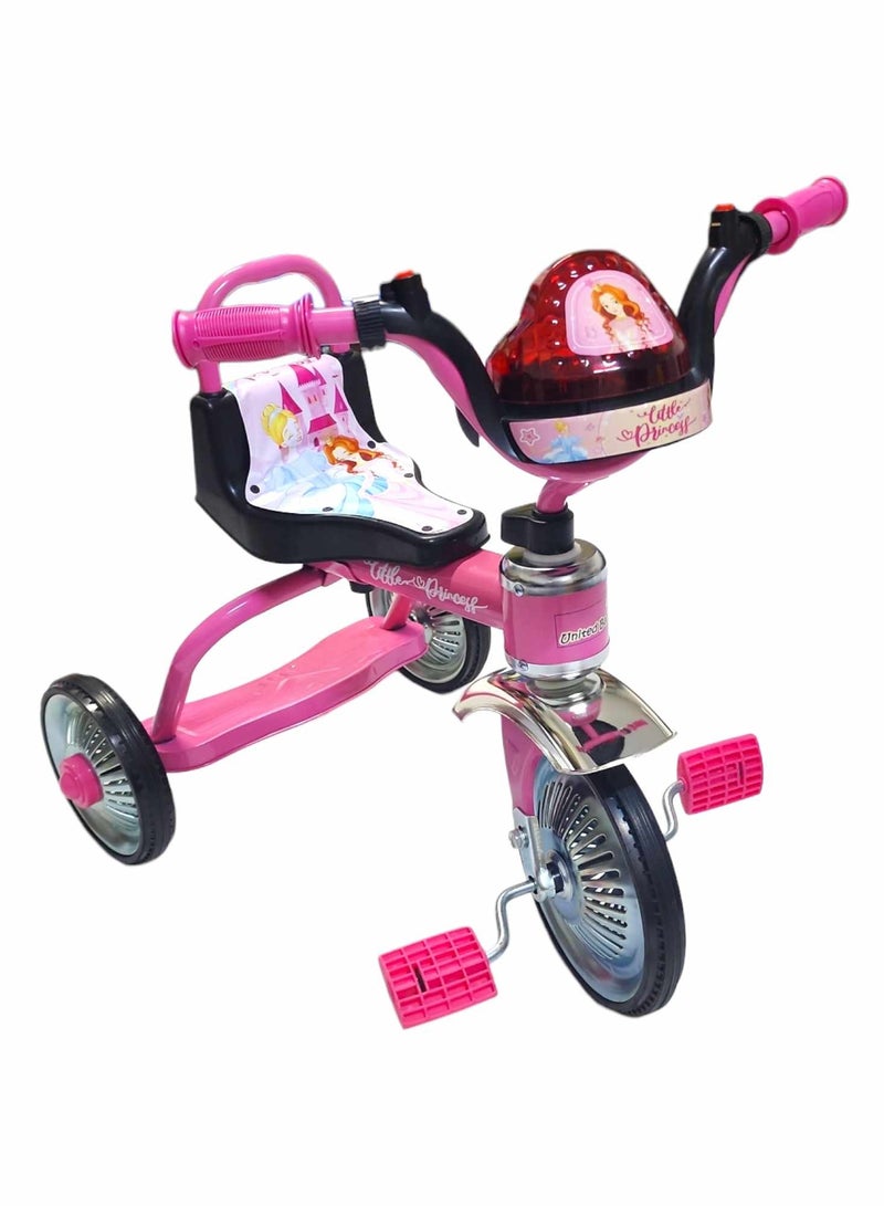 Three-Wheeled Iron Bike for Kids with Sounds and Light - Image 1