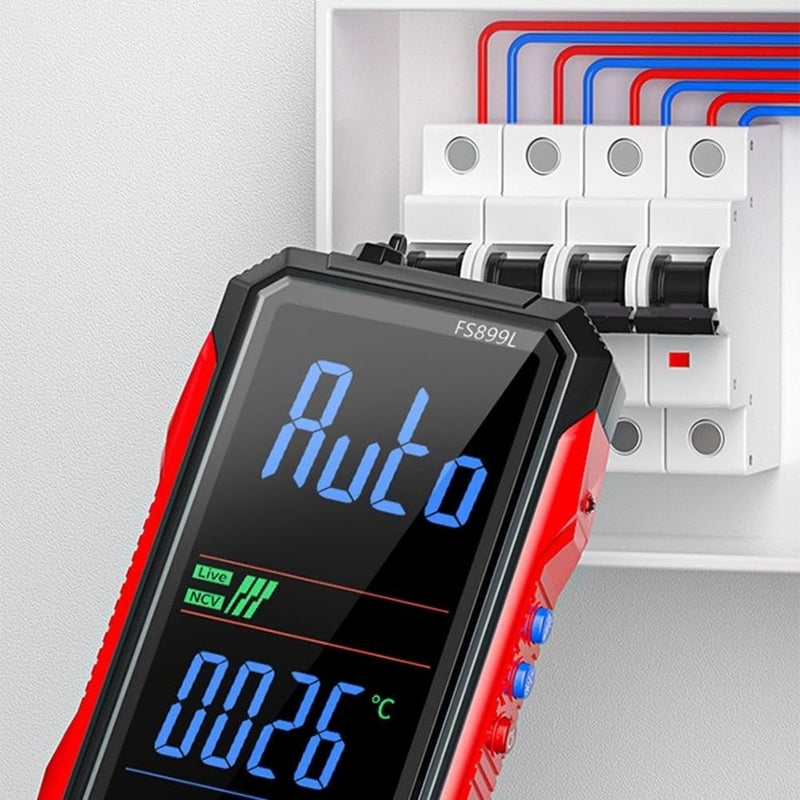 FS899L مقياس متعدد رقمي USB C قابل لإعادة الشحن True RMS للجهد والتيار والسعة - Image 5