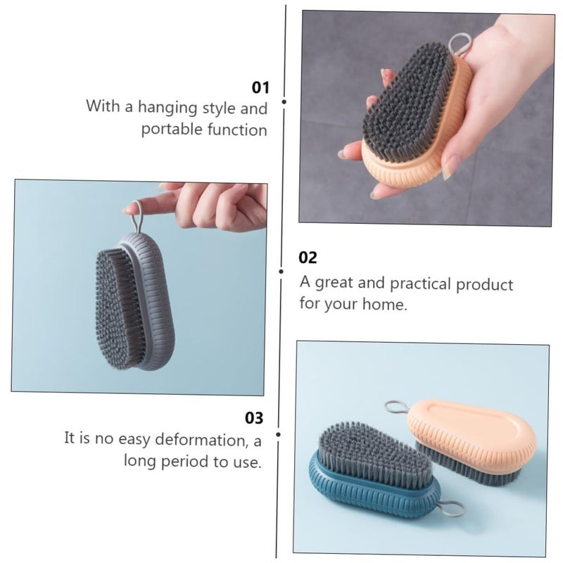 4pcs Multi Purpose Brush Set For Shoe Clothing Laundry Efficient Home Cleaning - Image 4