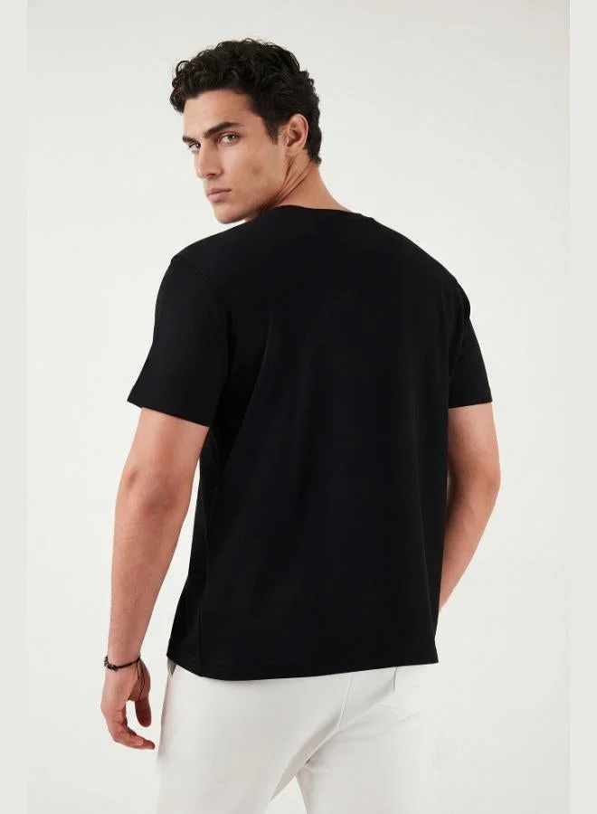 Buratti  Buratti Cotton Regular Fit Crew Neck T-Shirt Men's T-SHIRT 5904063 for Men | Best Price UAE