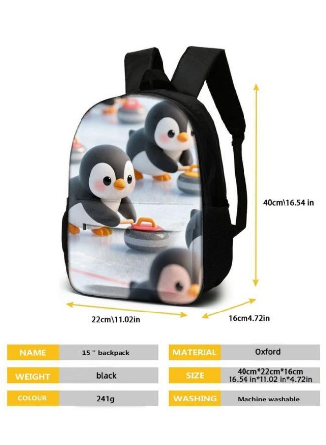 Bright Li Fire Unlock the new fashion of childish fun! Three-piece set of bags, cartoon elements for children and teenagers (students, children, friends' outings, mountain climbing, schooling, etc. can be used) - 91 - Image 5