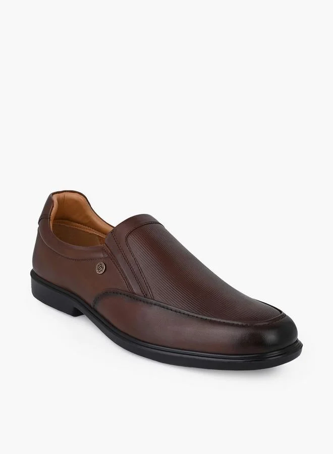 دوتشيني Men Leather Slip-On Loafers